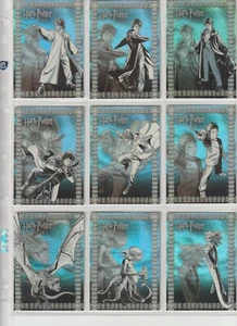Harry Potter Goblet of Fire Prismatic Foil Chase Card Set 9 Cards R1 - R9 - Picture 1 of 1
