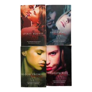 Vampire Academy by Richelle Mead Paperback Book Lot x 4 Frostbite Shadow Kiss - Picture 1 of 11