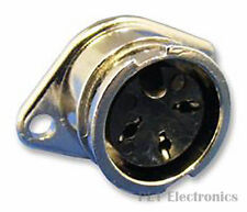 Lumberg 0107 04 DIN Audio/Video Stecker, Buchse, 4, Panel Halterung, Kunststoff