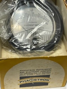 PHAOSTRON INSTRUMENT 60 KILOWATT HF METER 631-15054 - Bild 1 von 1