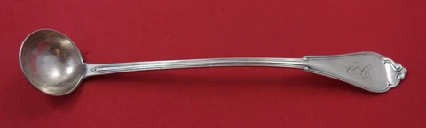 Gothic aka Eureka by Vanderslice Sterling Silver Mustard Ladle Original 5 1/4" Cover