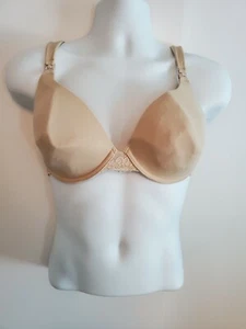 Motherhood Maternity Nursing Bra Beige 40D Smooth Padded Cups - Picture 1 of 5