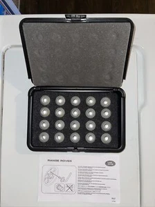 GENUINE OEM WHEEL LUG NUTS FULL SET OF 20 FOR LAND ROVER ... 9357 / 077505 New ! - Picture 1 of 5