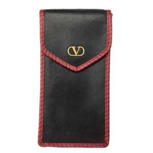 Valentino Garavani Federmäppchen Leder schwarz/6BD2056 - Bild 1 von 8