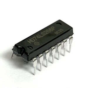 (PKG of 5) HD74LS266P Quad 2-Input XNOR Gate w/ OC Outputs, PDIP-14, Hitachi - Picture 1 of 2