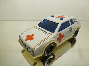 JOUSTRA AMBULANCE RENAULT 14 FRICTION POWERED TIN TOY -L19.0cm- GOOD CONDITION - Picture 1 of 7