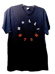 Hollister Herren Grafik T-Shirt X-Large weiche Baumwollmischung anthrazit grau Freizeit - Bild 1 von 7