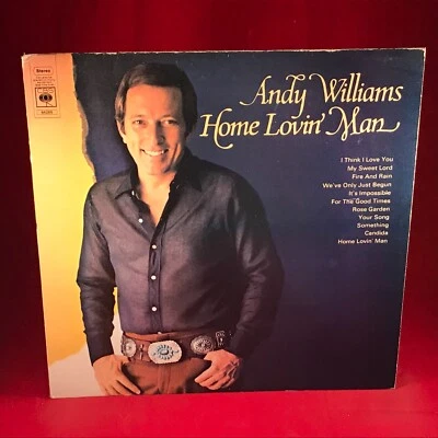 ANDY WILLIAMS Home Lovin' Man 1971 UK Vinyl LP It's Impossible My Sweet Lord ~ - Image 1 of 4