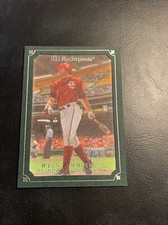 B50b #67 Ryan Zimmerman 2007 upper deck masterpieces green Washington nationals￼