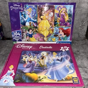 Disney 100 Piece Cinderella Jigsaw Puzzle, & Disney Princess Age 5 & 6+ - Picture 1 of 7
