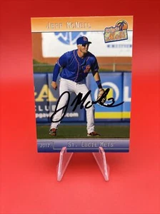 2017 ST LUCIE METS TEAM SET SAINT LUCIE JEFF MCNEIL SIGNED MINOR LEAGUE CARD - Picture 1 of 2