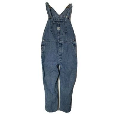 Mono con tirantes Lee vintage remachado azul denim con botones talla XL 80s 90s Foto 1 de 4