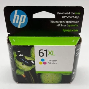 New HP 61XL CH564WNOPTION140 Yellow, Cyan and Magenta Ink Cartridge - Picture 1 of 6
