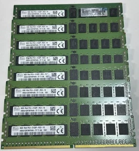64GB SK HYNIX 8 x 8GB 1Rx4 PC4-2133P-RC0-10 HMA41GR7MFR4N-TF Server RAM Memory - Picture 1 of 2