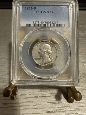 1962-D Washington Quarter-PCGS XF40 - Image 1 of 2