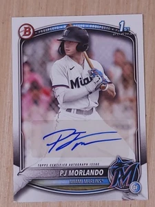 Autógrafos minoristas Bowman 2025 - Paper Prospect PJ Morlando #BPA-PM - Imagen 1 de 2