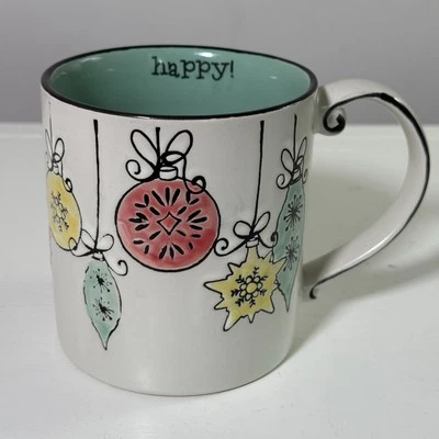 Medias de Navidad Spectrum Designz 2017, taza de café grande feliz 20 oz Foto 1 de 4