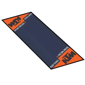 For KTM Motorcycle Garage Mat 87"x31" Workshop Floor Carpet Durable Pit Mat New - Picture 1 of 3