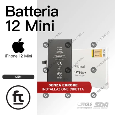 DEJI APPLE BATTERIA IPHONE 12 MINI OEM SENZA ERRORE ISTALLAZIONE DIRETTA