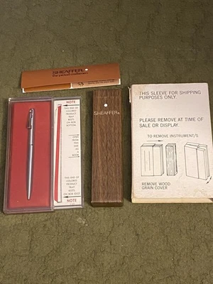 Bolígrafo Sheaffer 506 Punto Blanco Años 70 De Colección Caja Original Y Funda Envío Foto 1 de 4