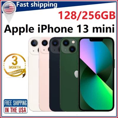 Новый запечатанный Apple iPhone 13 mini (5G) 128/256GB разблокированный смартфон США запас - Изображение 1 из 4