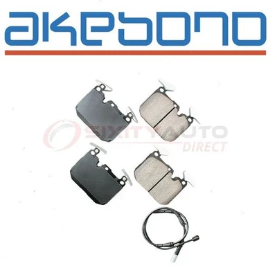 Akebono EURO Front Disc Brake Pad Set for 2014-2016 BMW 428i xDrive - jg Foto 1 de 4