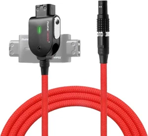 Smart D-tap to 2Pin Braided Power Cable forBMPCC Pyxis|Teradek|SmallHD|Z-CAM - Picture 1 of 7