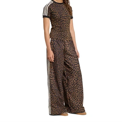 adidas Originals Firebird Oversized Track Fashion Leopard Print Casual Pants - Image 1 of 1