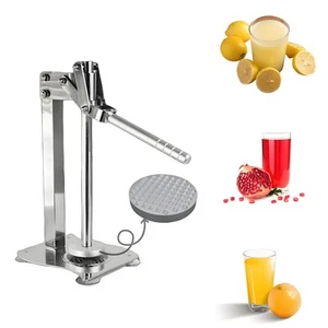 Lemonade stand Fruit Juicer Squeezer Stainless Steel Press Handled,Manual Jui... - Picture 1 of 7