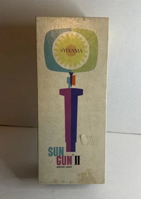 Luz de película Sun Gun II Sylvania modelo SG-55 en caja con manual Foto 1 de 4