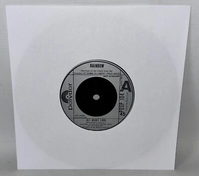 Rainbow – All Night Long - 1980 Vinyl 7" Single - Polydor POSP 104 - Image 1 of 3