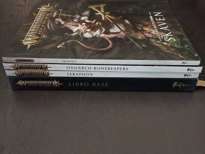 Warhammer Age of Sigmar BLOCCO BASE + 3 CODEX IN ITALIANO LISTA lotto BATTLETOME - Immagine 1 di 4