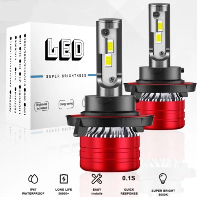 Faro LED bombillas brillantes de haz alto/bajo 6000K para Mercury Monterey 2004-2007 Foto 1 de 4