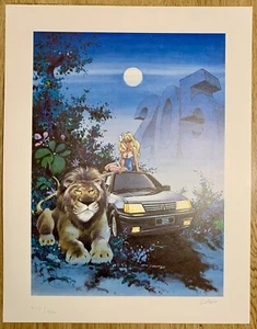 Offset Dany "Peugeot 205"- numéroté et signé - 37x47cm - - Picture 1 of 1