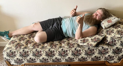 antique fainting couch Cover