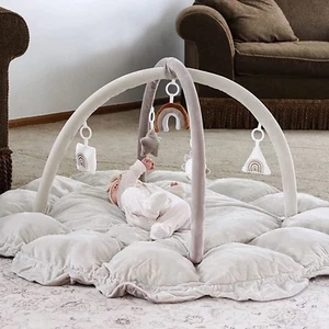 5-In-1 Thick & Plush Play Gym Activity Gym & Play Mat from Baby to Toddler - Picture 1 of 6