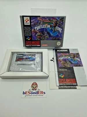 Turtles in Time Turtles IV 4 - Super Nintendo SNES - PAL Deutsch - OVP - Bild 1 von 4