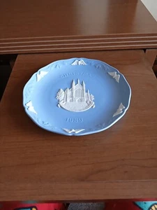Wedgewood Jasperware 7 ZOLL 1989 WINCHESTER CATHEDRAL GEWERBSTELLER  - Bild 1 von 2