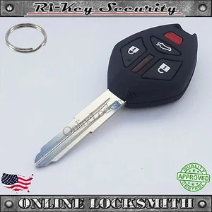 Remote key Entry Shell Case Fob Fit Many Mitsubishi Eclipse Galant Lancer - Picture 1 of 7