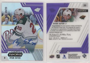 2020-21 Upper Deck Synergy Auto Purple /65 Ryan Suter #20 Auto