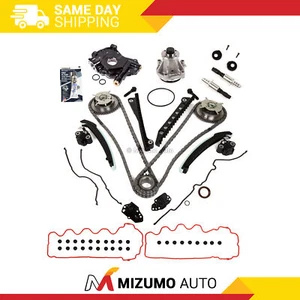 Timing Chain Kit VCT Selenoid Cam Phaser Oil Water Pump Fit 07-10 Ford 5.4L 24V - Picture 1 of 12