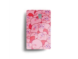 Peau de carte de crédit couverte Kirby Kawaii - Photo 1 sur 10