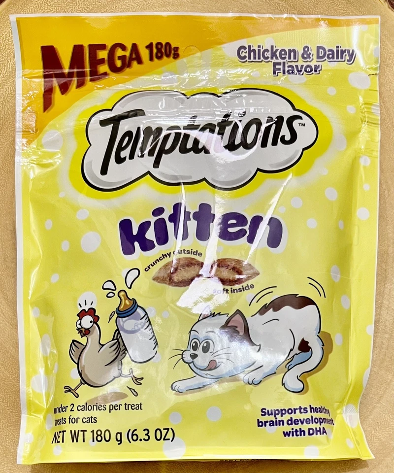 Mega bolsa de golosinas para gatos TEMPTATIONS que a todos los gatos les encanta:) ¡Envío gratuito! ¡NUEVO CON ETIQUETAS! Foto 1 de 4