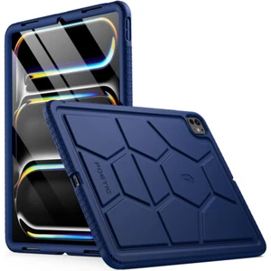 Funda Poética Resistente Para iPad Pro 13 2024 Apta para Niños Silicona Cubierta Azul - Imagen 1 de 6