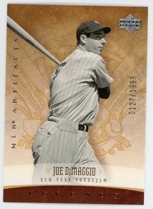 2005 Upper Deck Artifacts Joe DiMaggio Legends #173 #127/1999 Yankees