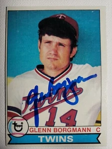 1979 Topps Glenn Borgmann Auto Autograph Card Twins Signed #431 - Picture 1 of 2