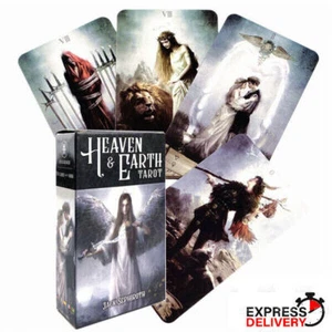 Tarot del Cielo y la Tierra: Una baraja de cartas del tarot 78 versión inglesa futuro telling oráculo - Imagen 1 de 7