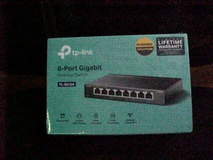 TP-Link TL-SG108 8-port Gigabit  Switch  - Sealed - Afbeelding 1 van 1