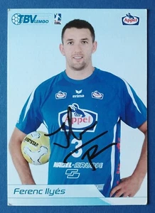 7422 Ferenc Ilyes TBV Lemgo 2009/10 balonmano tarjeta de autógrafo original firmada - Imagen 1 de 1