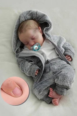 BABESIDE Lifelike Reborn Baby Dolls Silicone Full Body Boys - 17-Inch Real Baby - Image 1 of 4